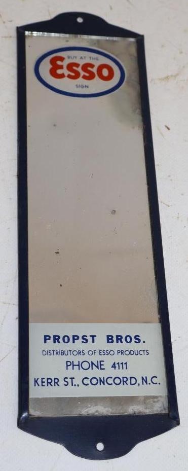 Esso Advertising Mirror: 12x3.5
