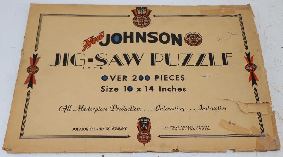 Johnson Oil Refining 200 Piece Jigsaw Puzzle with Original Envelope (1 of 3)