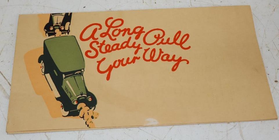 Stanacola Fold Out Advertising 1920's Poster: 21.5" x 14.25"