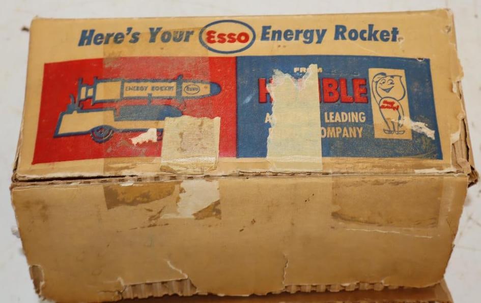 Esso Energy Rocket in Original Box: 8.5" x 3.5" x 3.5"
