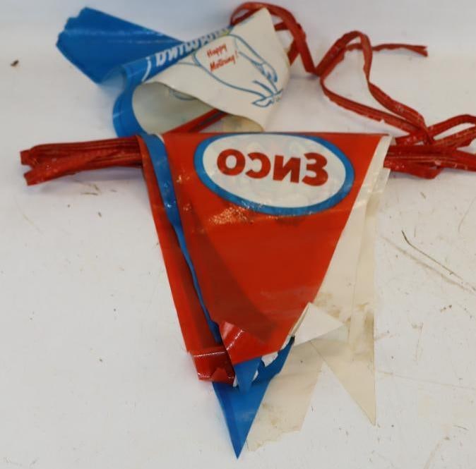 Enco Happy Motoring Pennant Flag Banner: Is approximately 16 feet