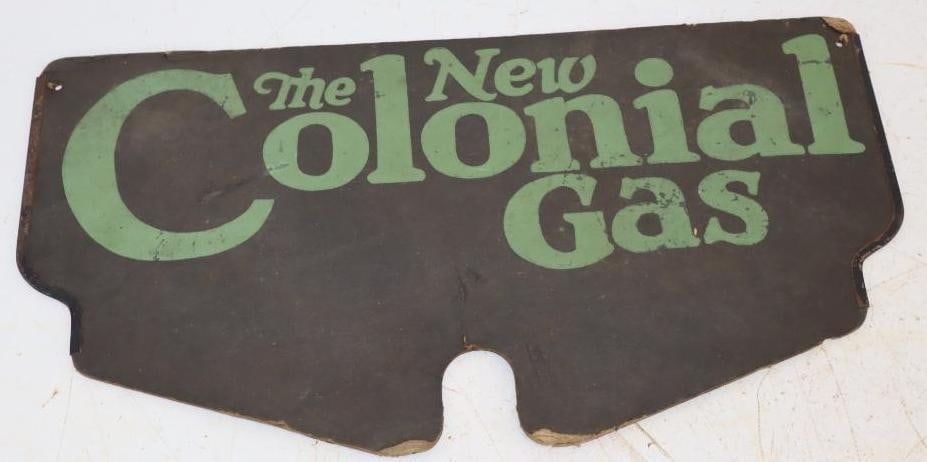 Colonial Gas Advertising Early Automobile Radiator Winterfront (1 of 2)