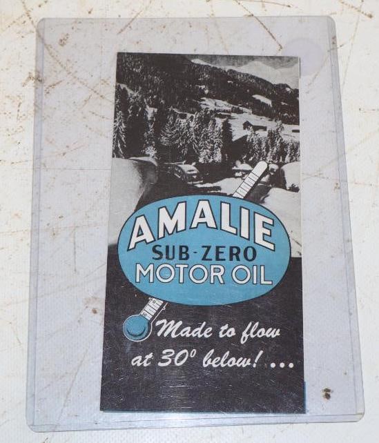 Amalie Sub-Zero Moto Oil Advertising Booklet (1 of 3)