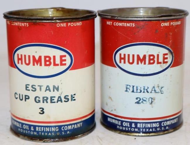 Group of 2 Humble 1lb Grease Cans (1 of 2)