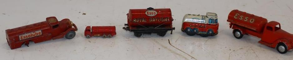 Group of 5 Esso Advertising Friction & Tanker Trucks (1 of 5)