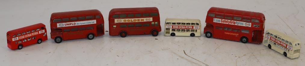 Group of 6 Esso Advertising Double Decker Buses (1 of 6)