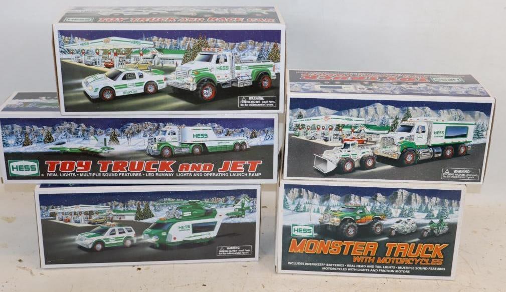 Group of 5 Hess Gas Station Toy Trucks in Original Boxes (1 of 5)