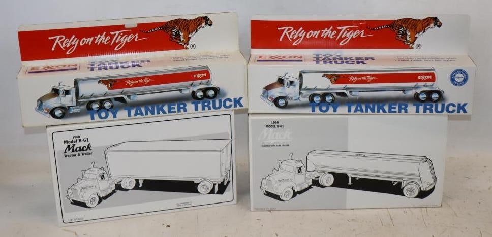 Group of 4 Esso and Exxon Gas Station Trucks In Original Boxes (1 of 4)