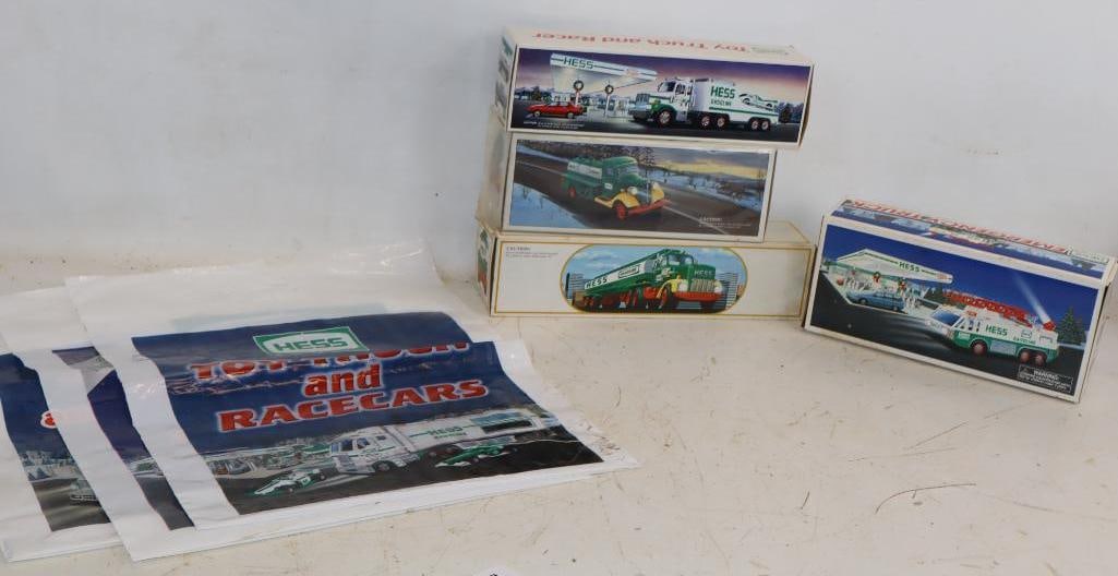 Group of 7 Hess Gas Station Toy Trucks In Original Boxes And Advertising Bags (1 of 5)