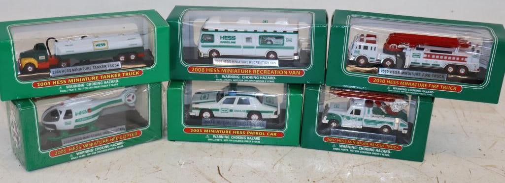 Group of 6 Hess Gas Station Toy Trucks In Original Boxes (1 of 5)