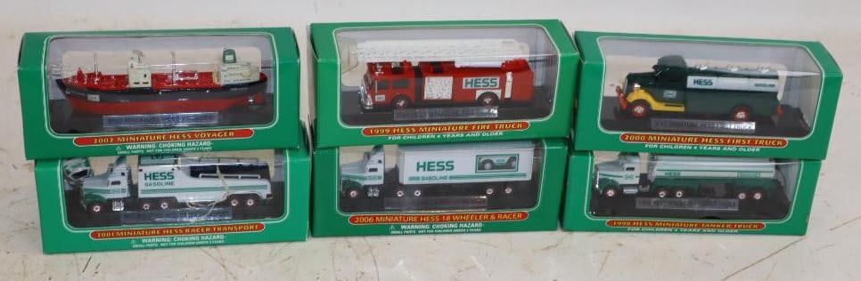 Group of 6 Hess Gas Station Toy Trucks In Original Boxes (1 of 5)