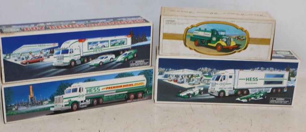 Group of 4 Hess Gas Station Toy Trucks In Original Boxes (1 of 4)