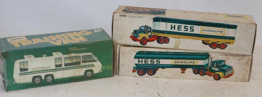 Group of 3 Early Hess Gas Station Toy Trucks In Original Boxes (1 of 4)