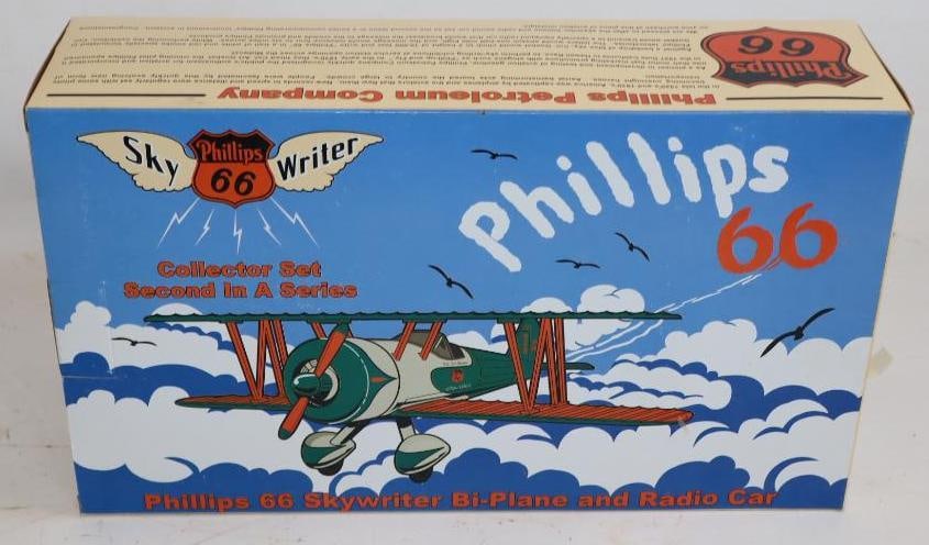Phillips 66 Skywriter Bi-Plane and Radio Car In Original Box (1 of 3)