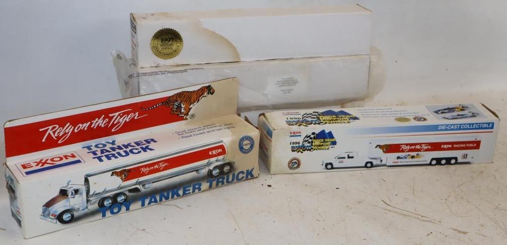 Group of 5 Exxon Gas Station Toy Tanker Trucks In Original Boxes (1 of 4)