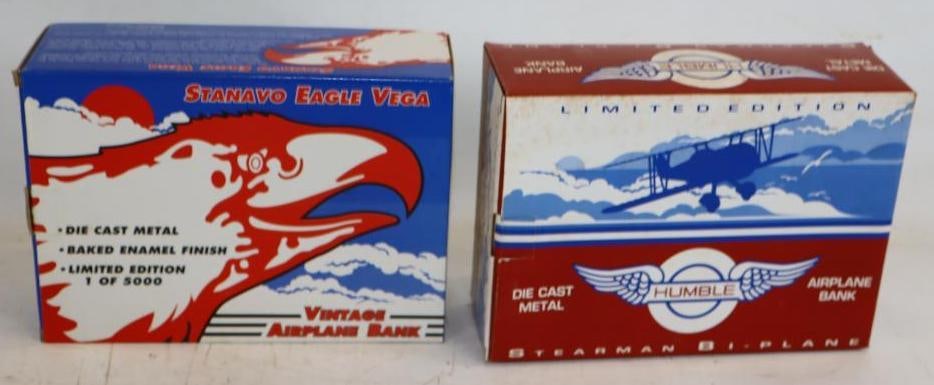 Group of 2 Humble and Stanavo Die-Cast Metal Planes In Original Boxes (1 of 4)
