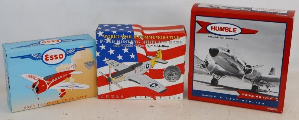 Group of 3 Esso & Humble Diecast Planes in Original Boxes (1 of 5)