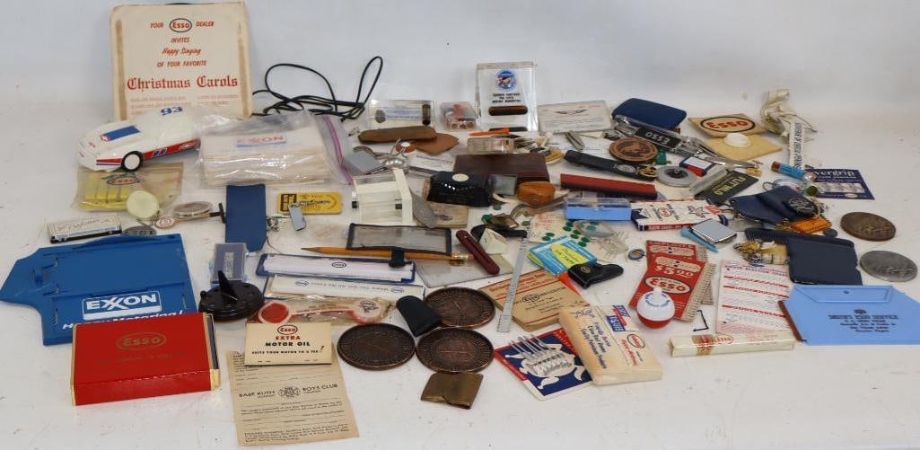 Large Group of Esso, Exxon, & Enco Advertising Products & Gas Station Giveaways (1 of 20)