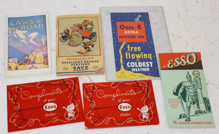 Group of 6 Standard Oil of New Jersey, Carter, & Socony Product Pamphlets & Giveaways (1 of 6)
