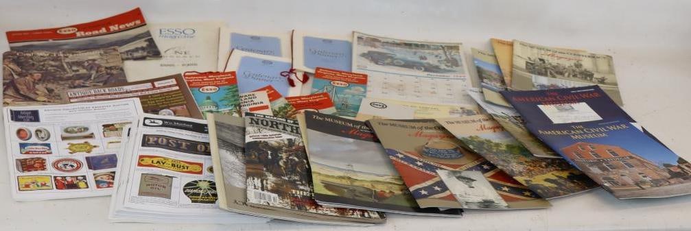Group of 39 Esso Maps, Brochures, Calendars & Morford Auction Books (1 of 11)