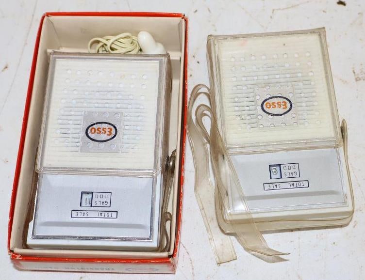 Group of 2 Esso Gas Pump Shaped Transistor Radios (1 of 4)