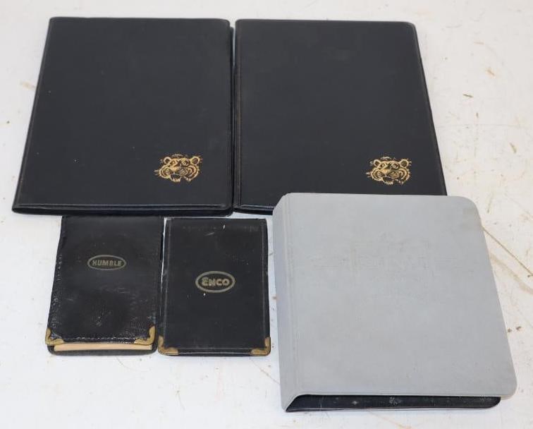 Group of 5 Esso Humble and Enco Stationary Note Books and Note Pads (1 of 4)