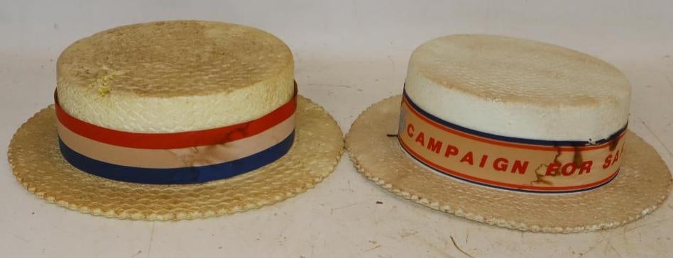 Group of 2 Styrofoam Esso Campaign Hats (1 of 5)