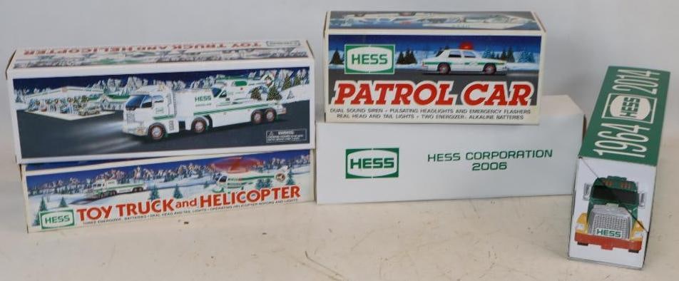 Group of 5 Hess Gas Station Toy Trucks in Original Boxes (1 of 4)