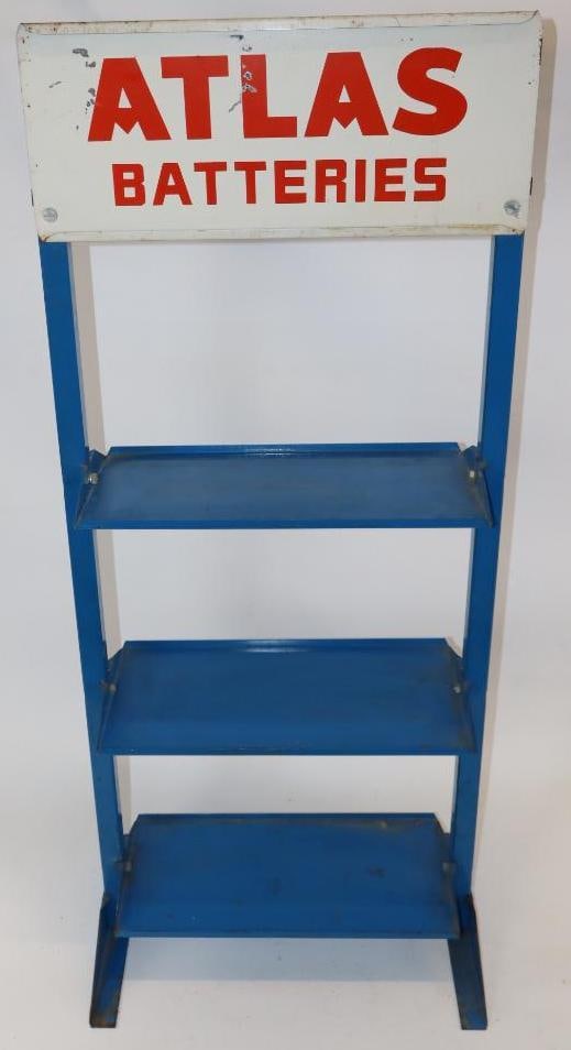 Atlas Batteries Advertising Display Rack (1 of 5)