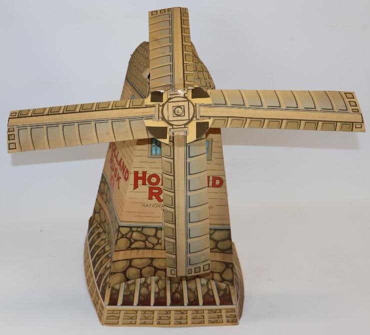 Holland Rusk National Biscuit Company Heavy Cardstock Windmill Advertising Display (1 of 7)
