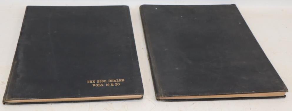 Group of 2 'The Esso Dealer' 1945 & '49 Book of Advertisements: 12" x 17" each