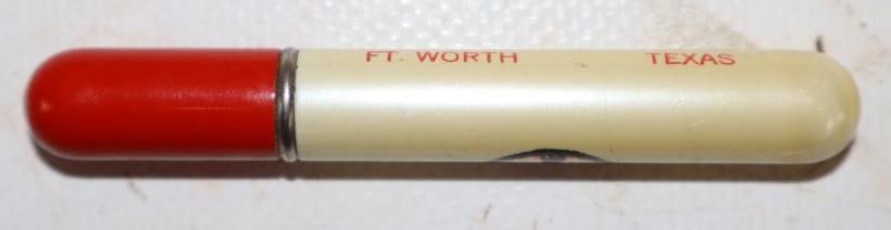 Texas Pacific Coal & Oil Advertising Stick Lighter: 3" x .33"