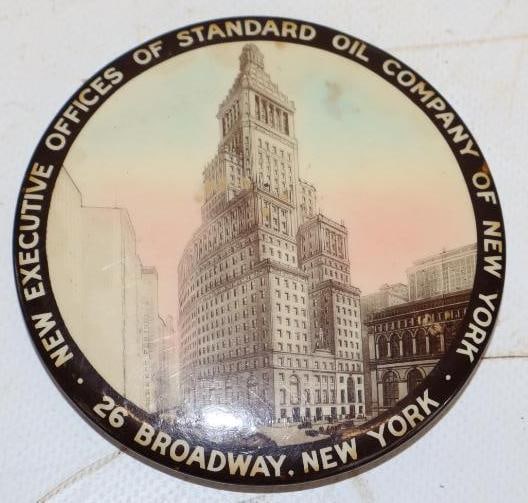Standard Oil Company of New York Executive Office Building Advertising Pocket Mirror (1 of 2)