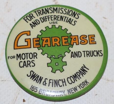 Swan & Finch Gearease Advertising Pocket Mirror (1 of 2)