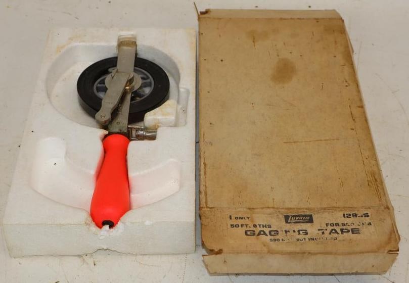 Lufkin Oil Gauging 50 Foot Measuring Tape in Original Box (1 of 3)