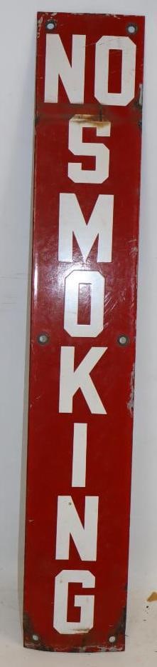 SSP Vertical No Smoking Sign: 24" x 4"