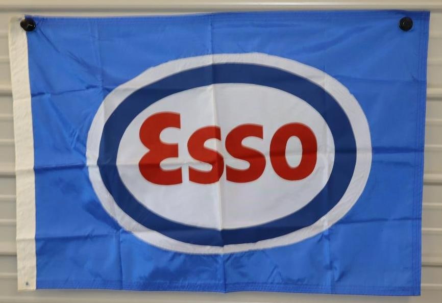 Stitched Nylon Esso Flag (1 of 4)