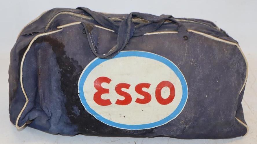 Esso Advertising Happy Motoring Duffle Bag: 16" x 8" x 8"