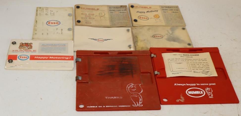 Group of 6 Humble Oil Quick Charge Credit Card Clipboards and Books: 7" x 7" is the largest