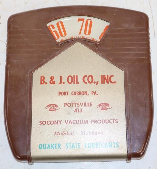 Socony Vacuum & Quaker State Advertising Thermometer (1 of 2)