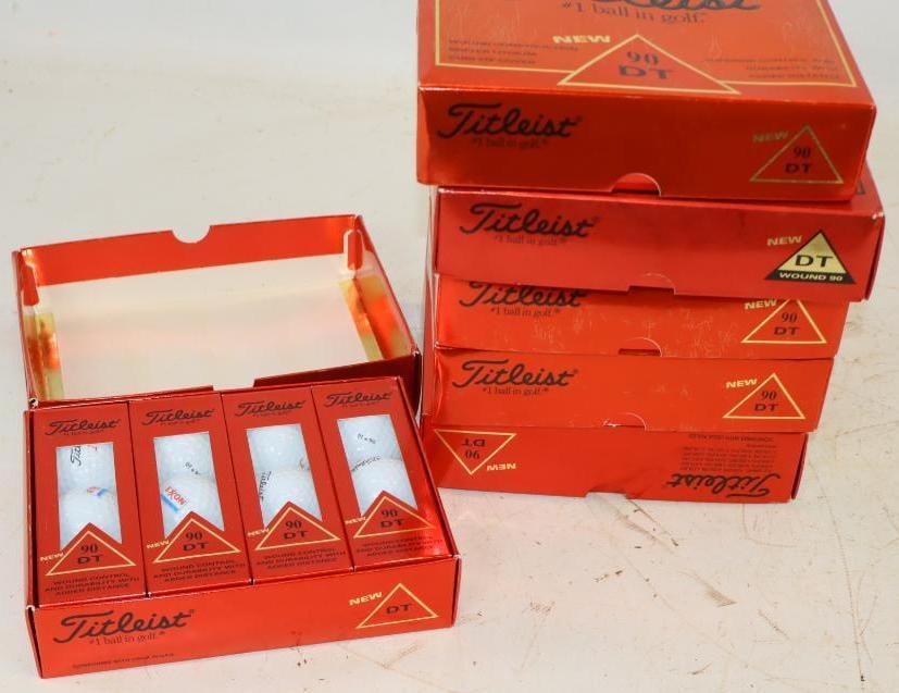 Group of 6 Dozen Exxon Titleist Golfballs in Original Boxes (1 of 3)