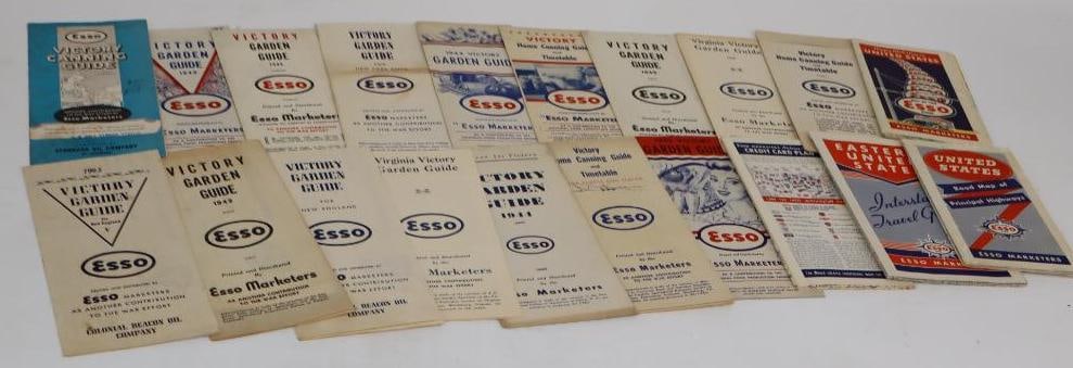 Large Group of Esso WW2 Victory Garden Guides & Road Maps (1 of 11)