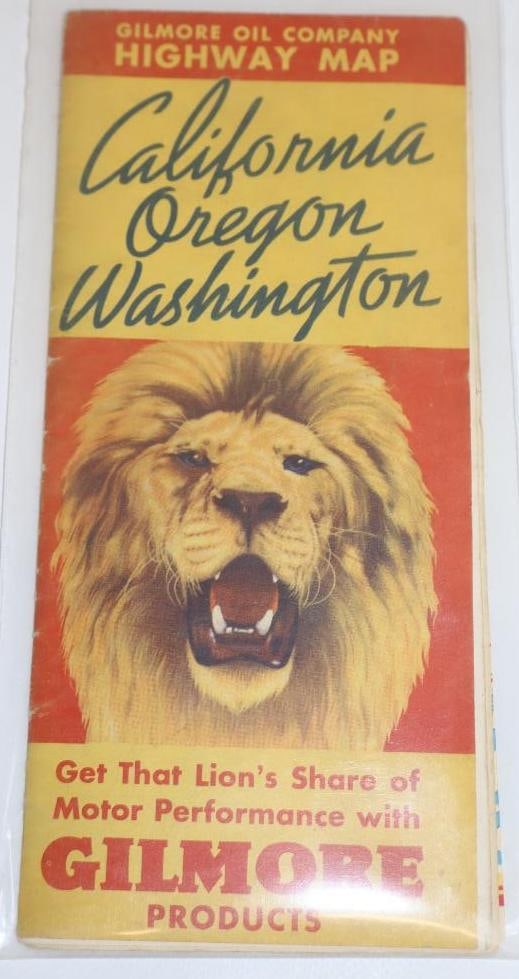 Gilmore Oil Co and Red Lion Gas  Station Road Map (1 of 2)