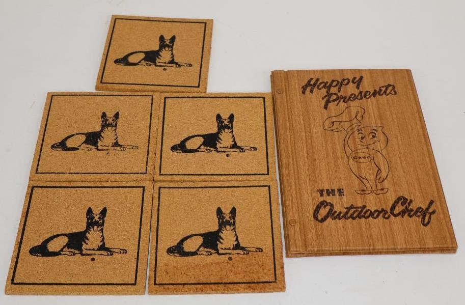 Group of 6 Esso Watchdog Coasters and Outdoor Chef Cook Book (1 of 5)
