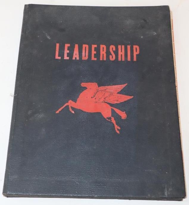 1940's Socony Vacuum Mobilgas Gas Station Leadership Book (1 of 7)