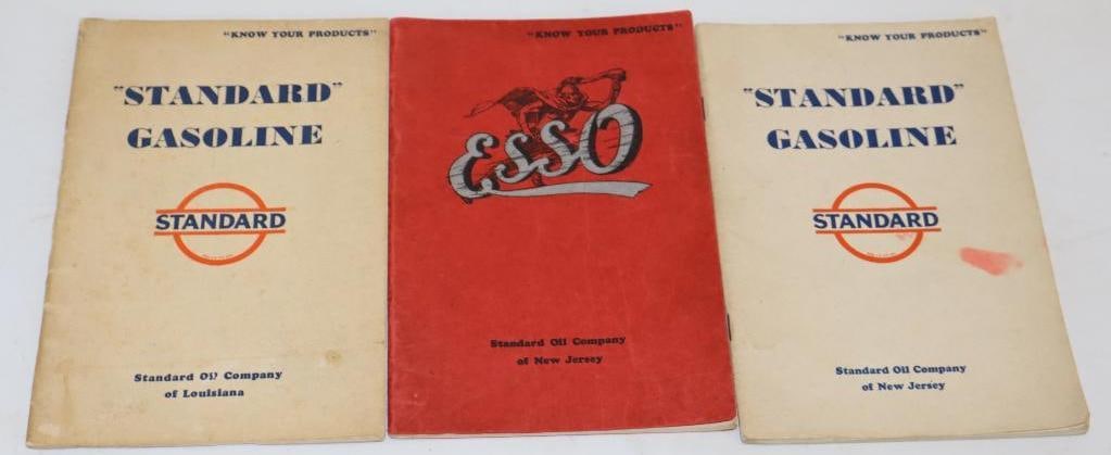 Group of 3 Standard Oil 1930 & 1931 "No Your Products" Booklets: 5.5x7.75