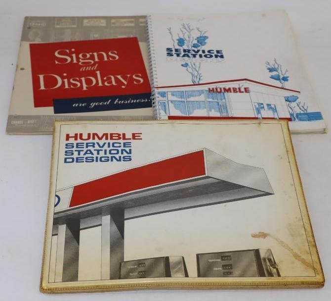 Group of 3 Esso And Humble Service Stations and Designs and Displays (1 of 4)