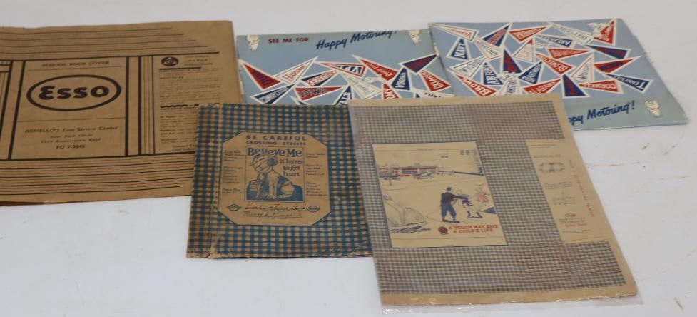 Group of 5 Standard Oil and Esso Student Book Covers (1 of 4)