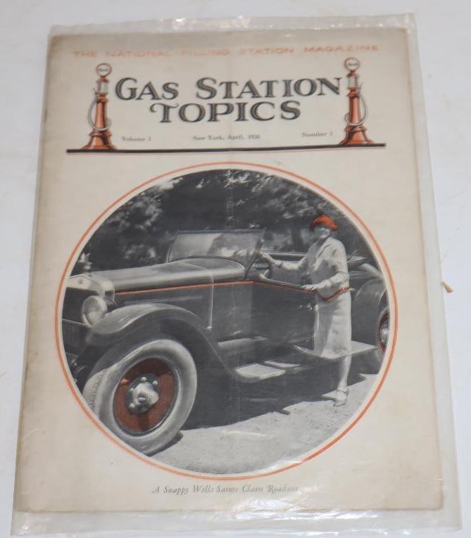 National Filling Staging Magazine Gas Station Topics April 1926 Vol 1 Number 1: 8.5x11