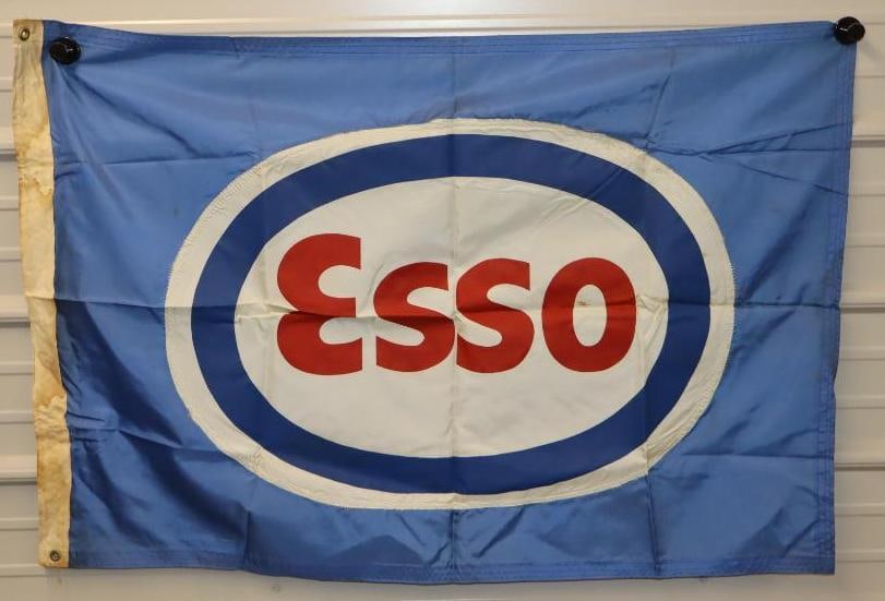Esso Nylon Gas Station Flag (1 of 4)